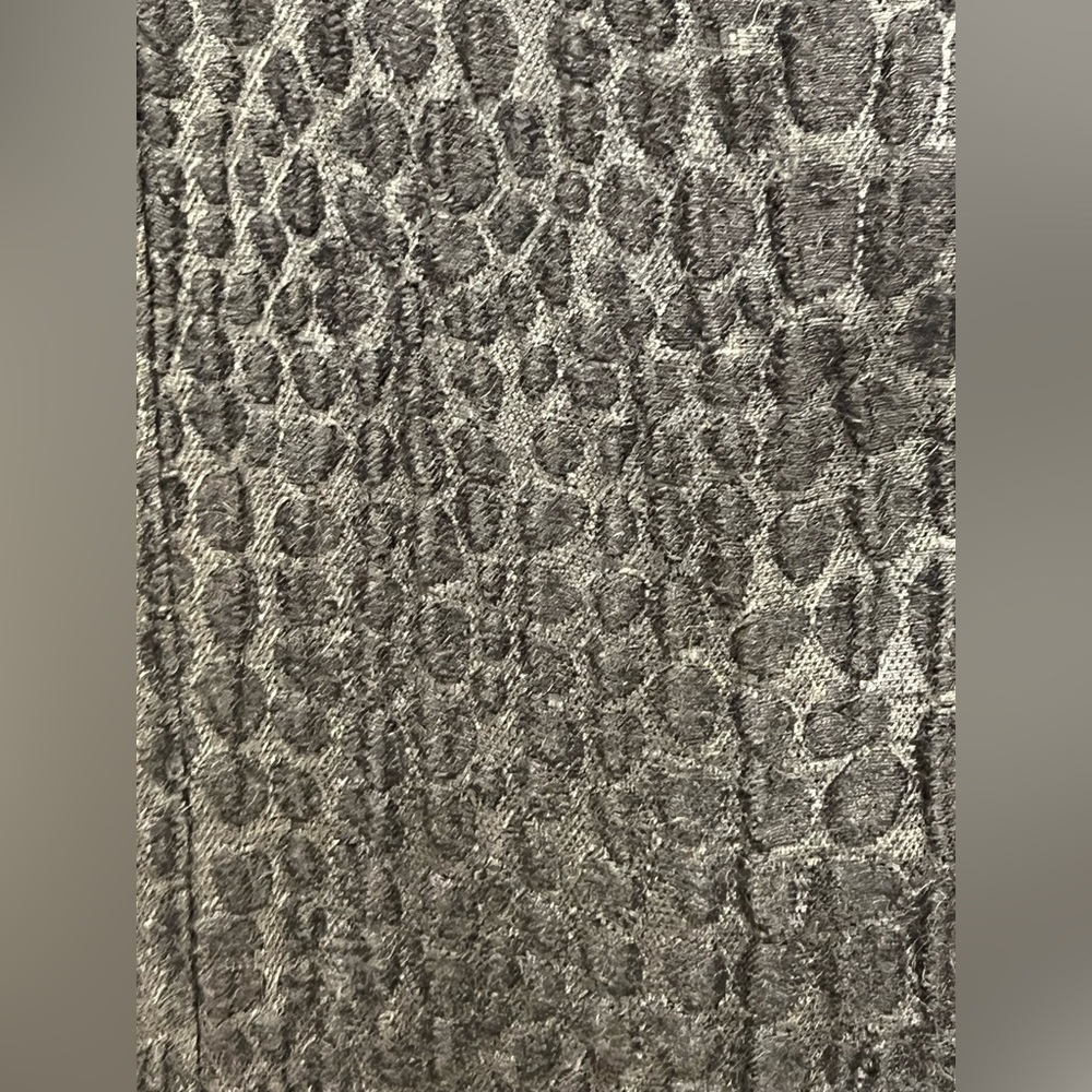 Yves Saint Laurent Charcoal Croc Embossed Pencil Skirt Size 6 - Picture 9 of 9